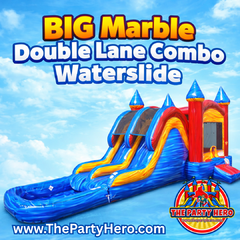 (WET) BIG Marble Double Lane Combo